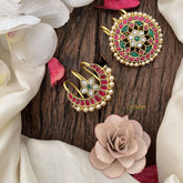 Vriksham Designer Floral Style Chandran & Suryan Billai-Pearl-J3492